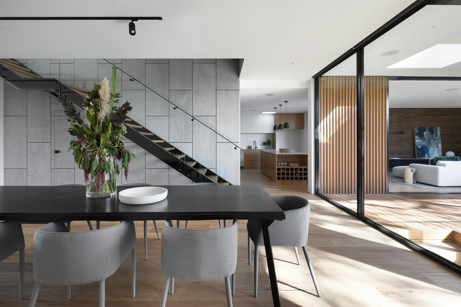Illustrative architectural house exterior