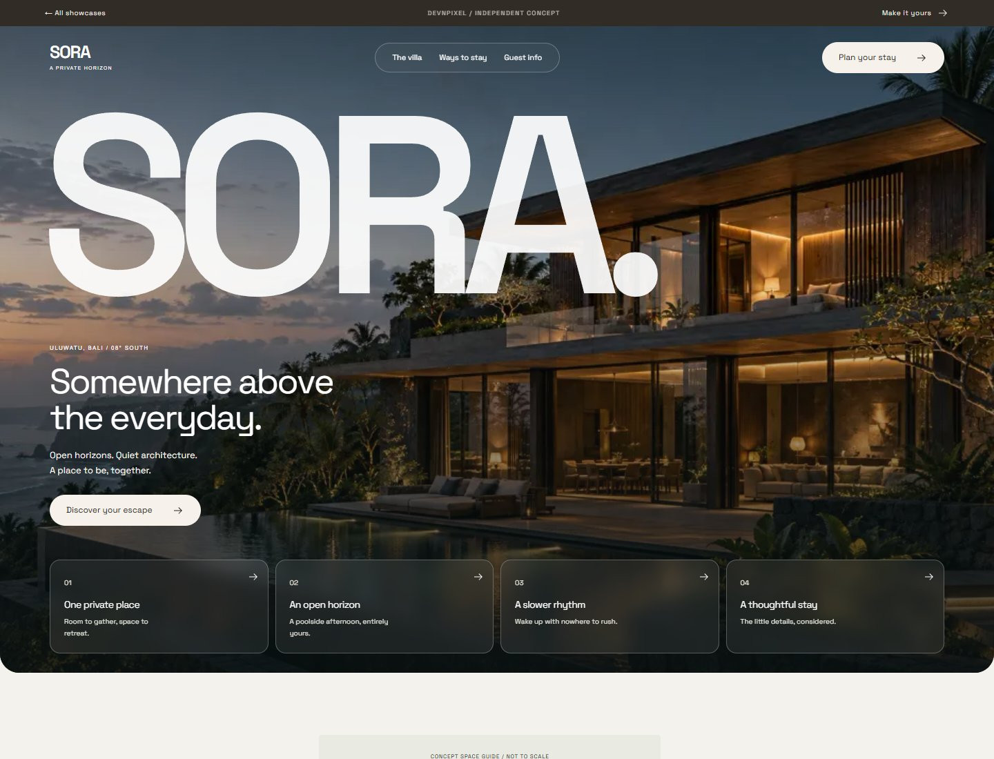 Sora Uluwatu / Concept