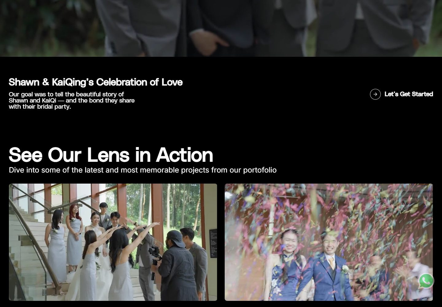 FZ Film Co — Inside the website