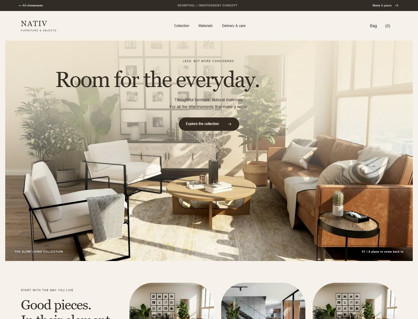 NATIV — Design concept