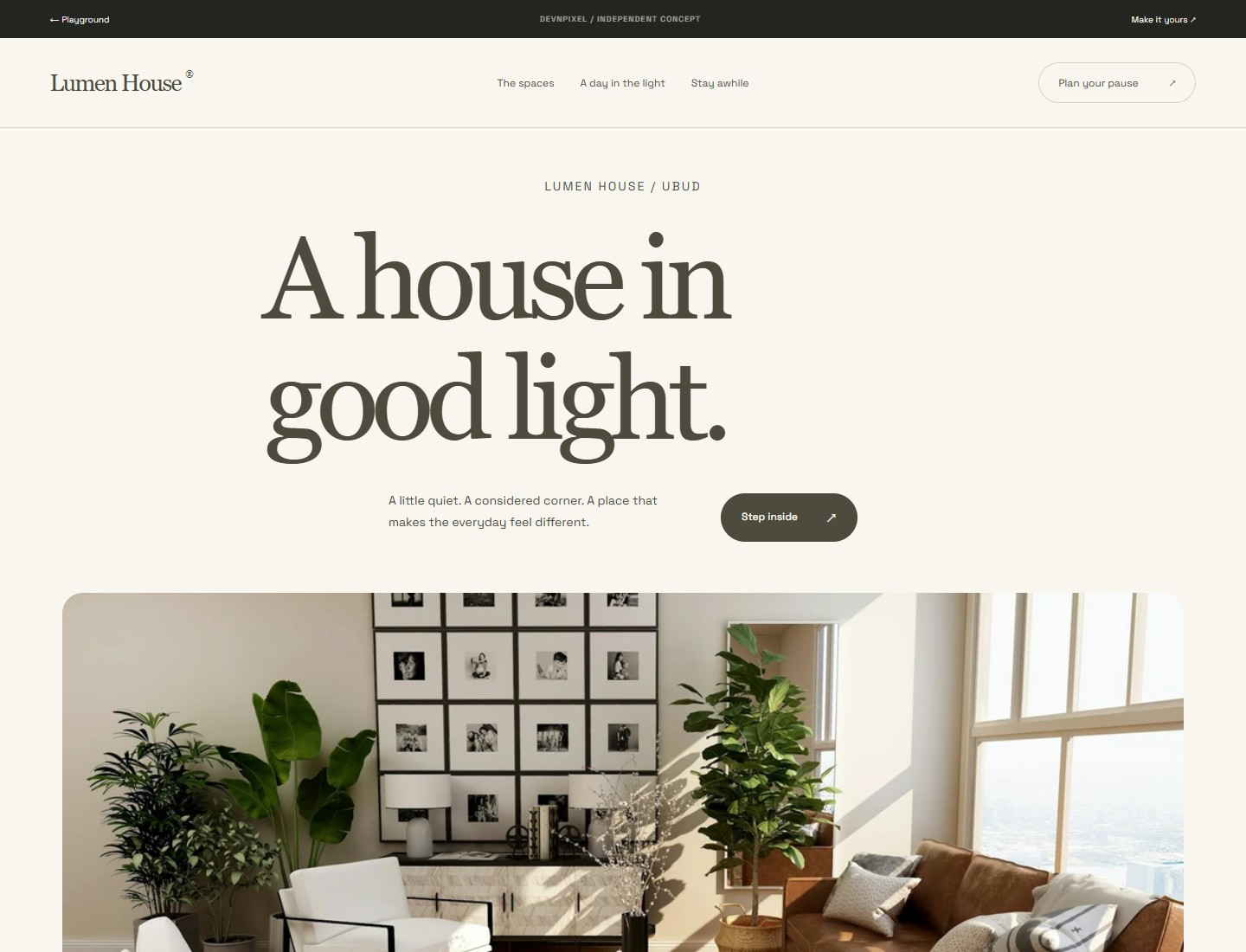 Lumen House — Design concept