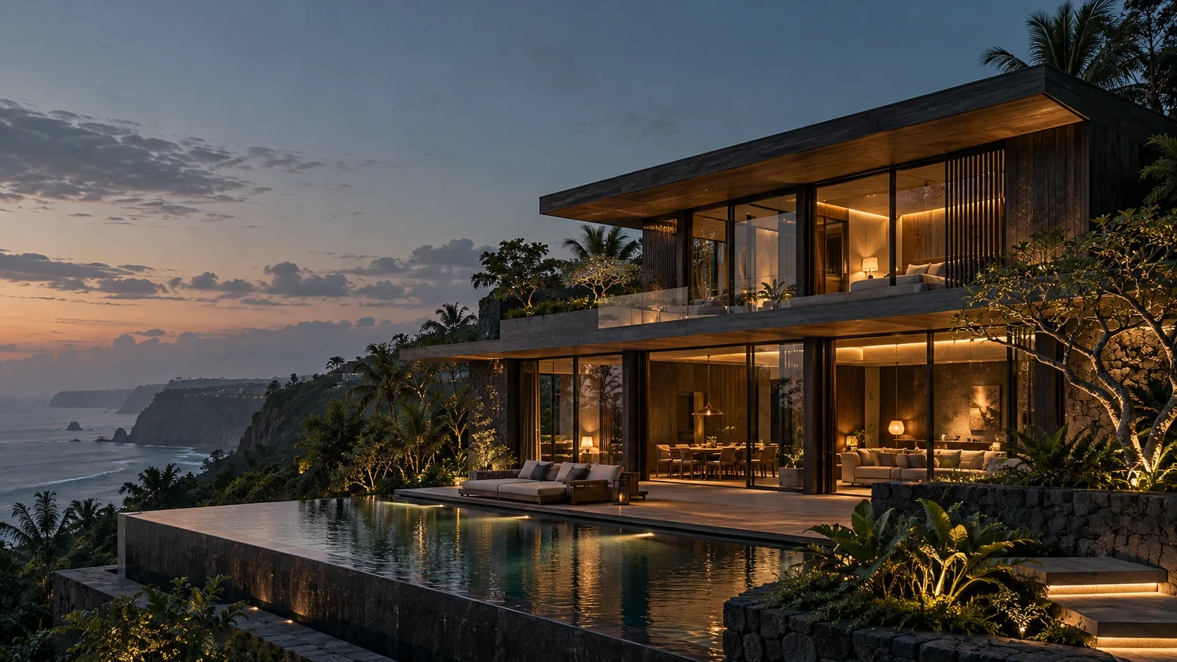 Illustrative Uluwatu, Bali setting for ARCA / private estate